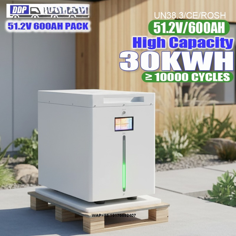 Lifepo4 Battery Pack - Trendproduct 2026: 51,2V 600AH All-in-one 30kWh/60kWh