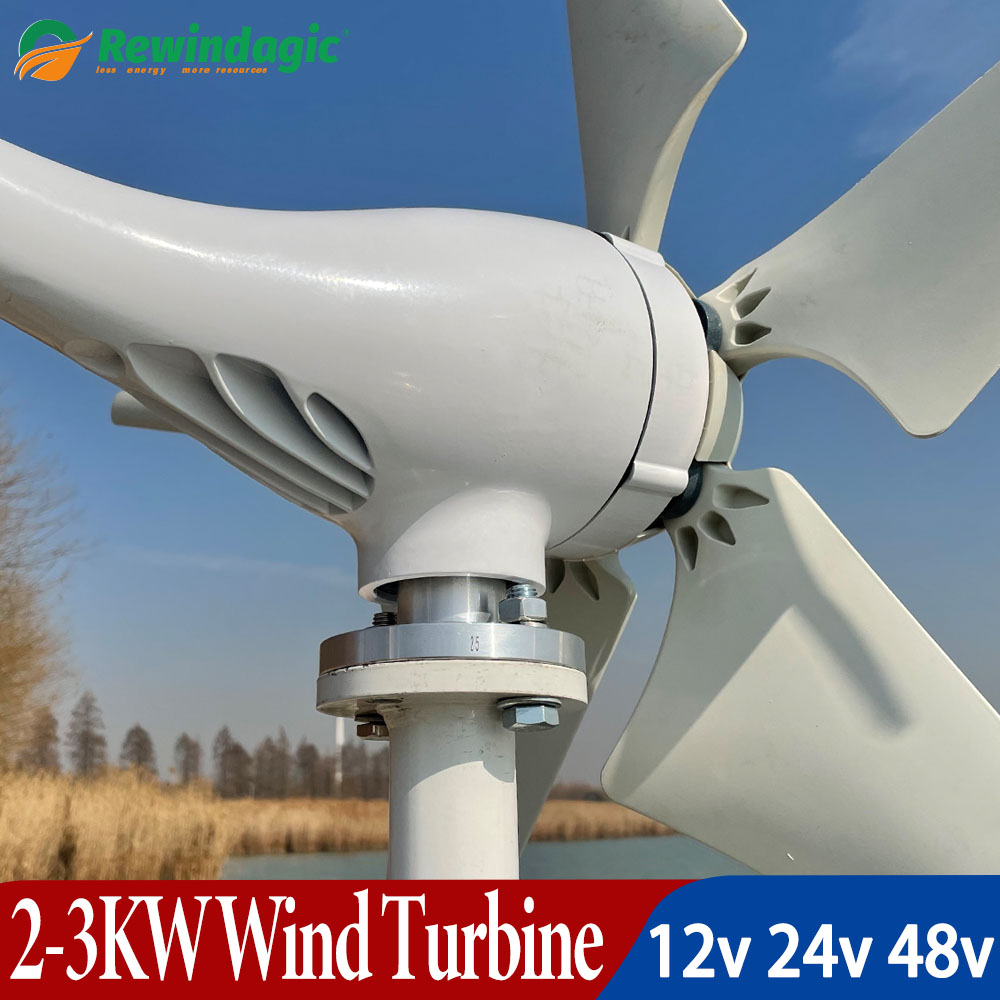 Renewable Energy Model - 3000W 2000W Windturbinegenerator Voeding Compleet Huishoudelijk