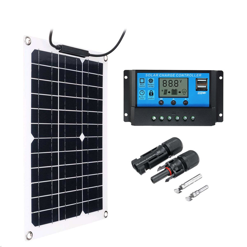 Renewable Energy Vehicles - 15W zonnepaneelset met 18V zonnecontroller voor