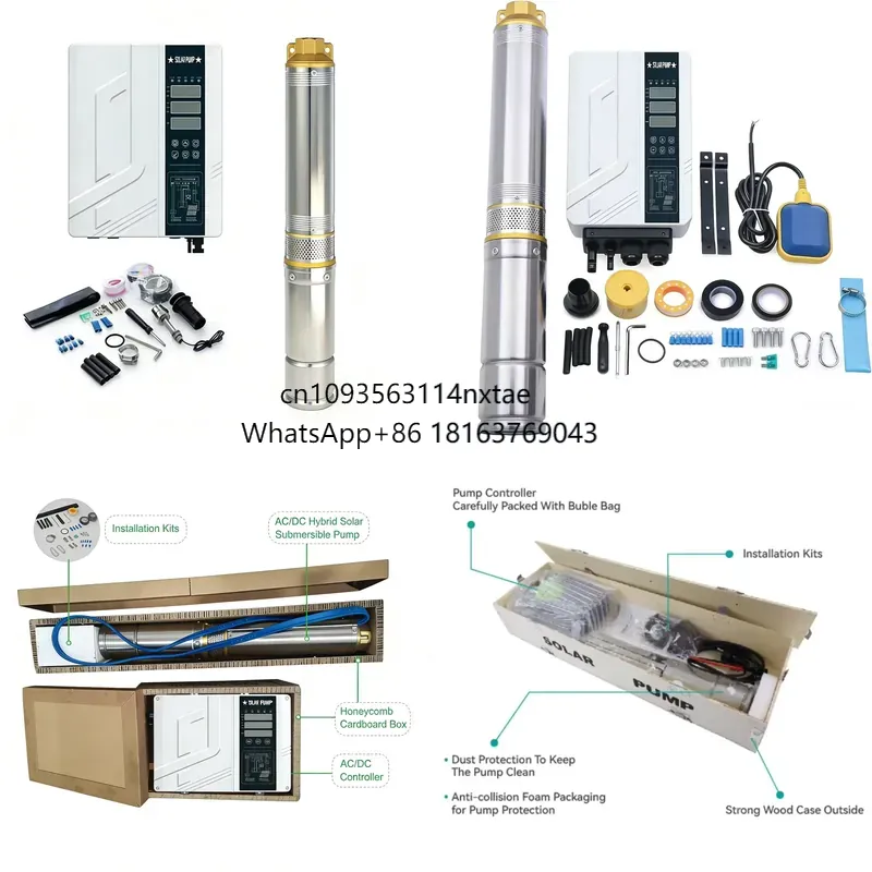 Solar Pump Controller - 2026 Hot! 1500W zonne-onderwaterpomp 2PK AC/DC