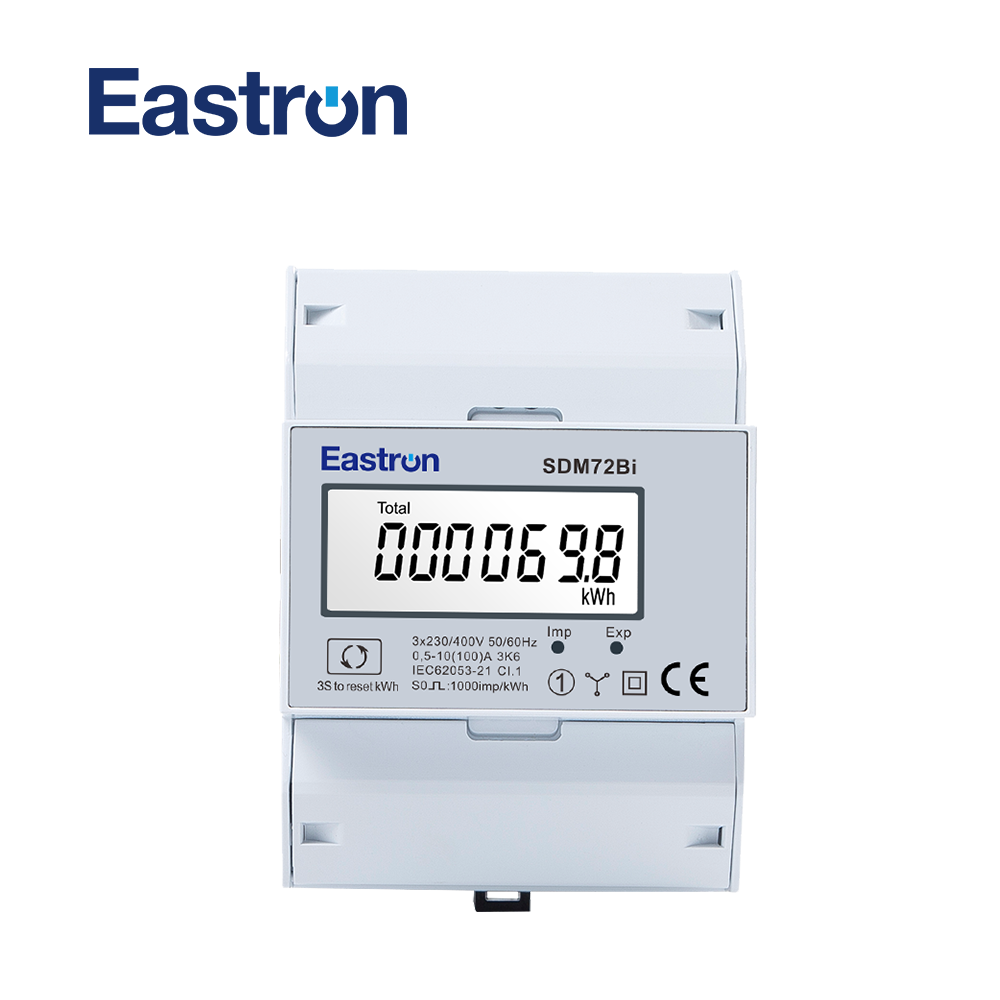 Renewable Energy Directive - SDM72BI Drie Fase Bi-Directionele Energie Meter