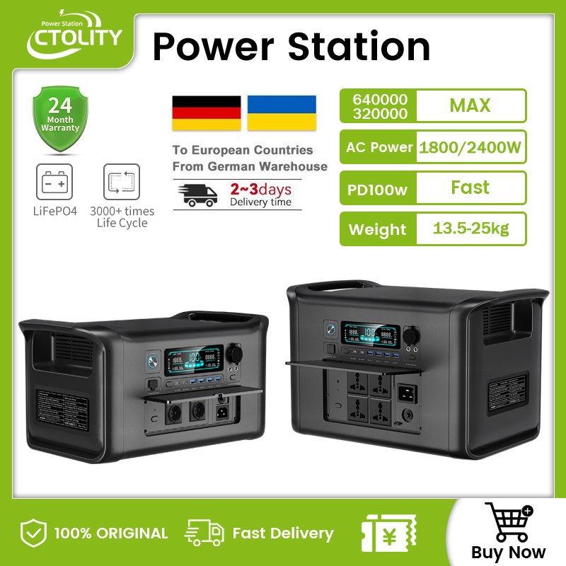 Lifepo4 Battery Pack - Oekraïense mobiele krachtcentrales 1000W 2000W 2400W