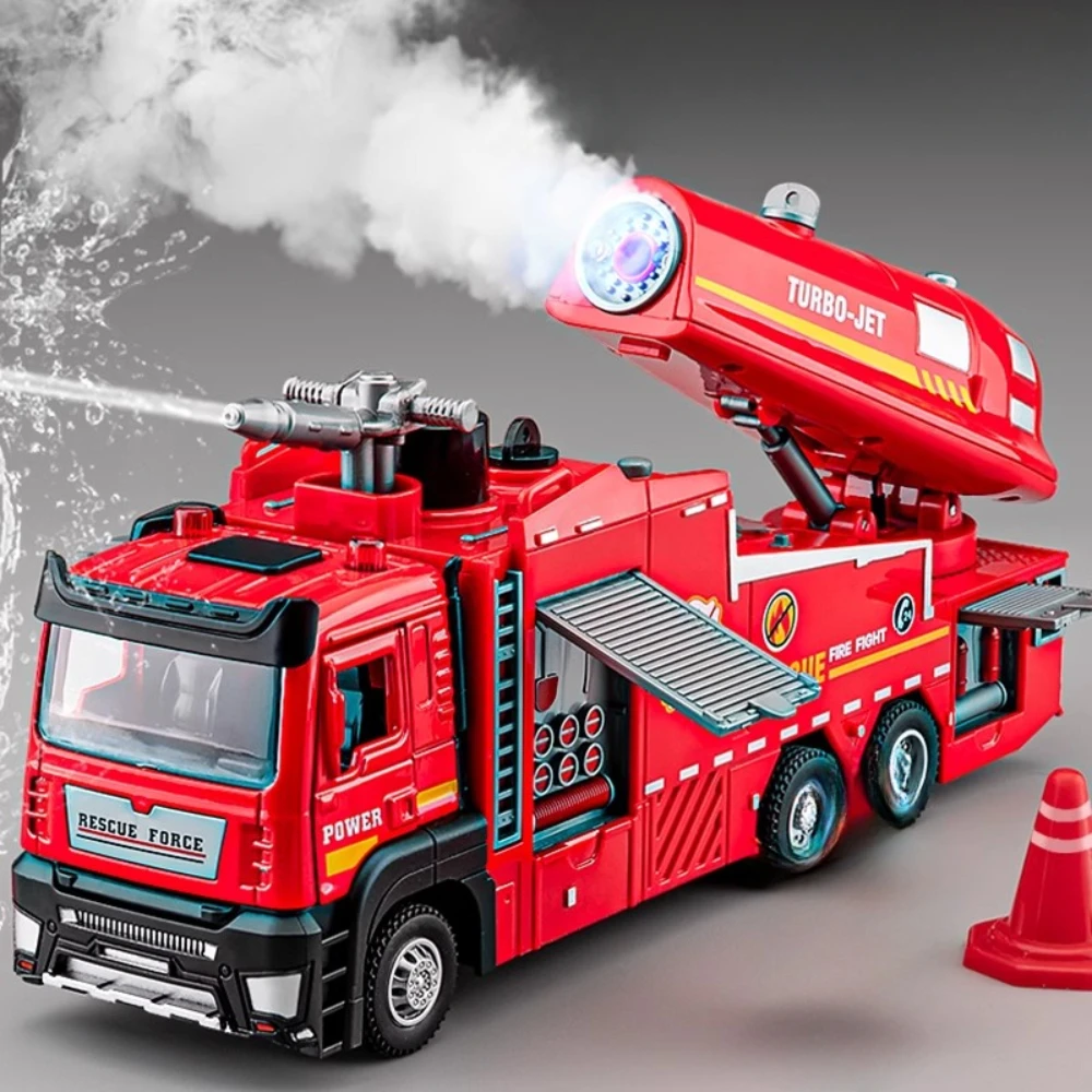 Renewable Energy Model - 1:32 Schaal Waternevel Brandweerwagen Model Ladder