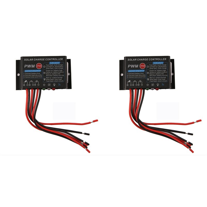 YSS-2X 10A 12V IP67 Waterdicht - Pwm Charge Controller recensie en prijs