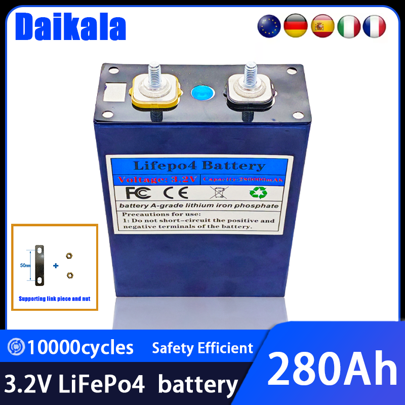 NIEUWE 3.2 V 280Ah LiFePO4 Bat - Renewable Energy House recensie en prijs