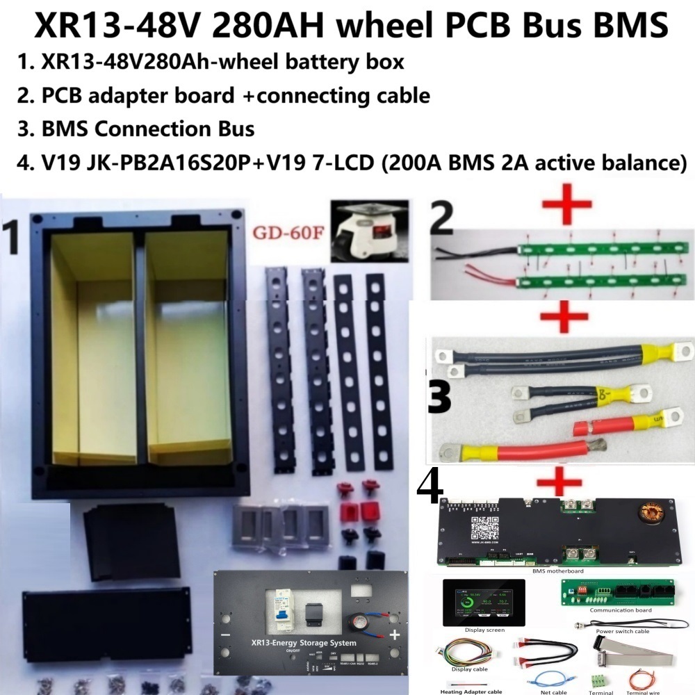 XR13 16S 51.2V 7 inch LCD JK B - Renewable Energy House recensie en prijs