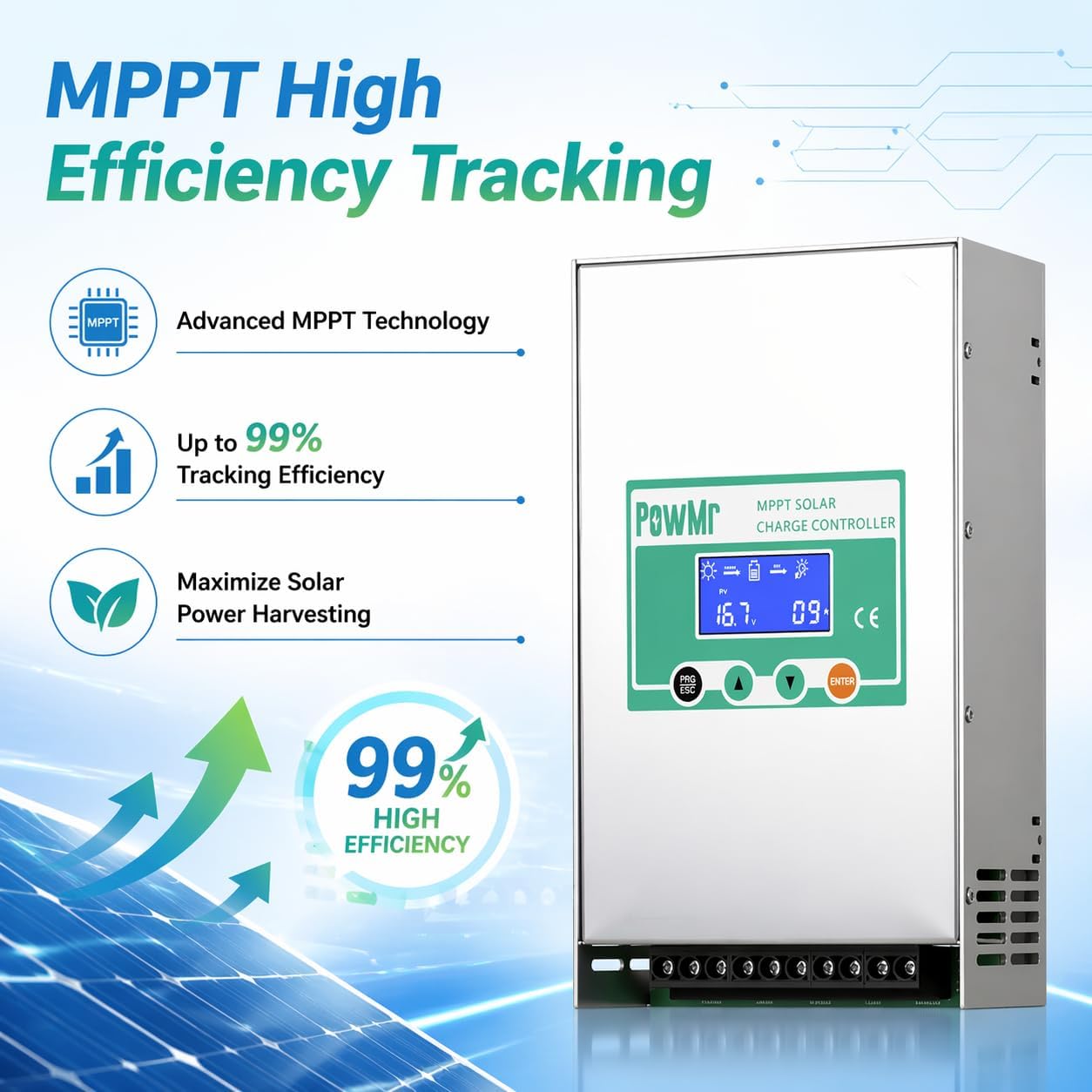 PowMr PowMr 60A 80A 100A Zonne - Pwm Charge Controller recensie en prijs