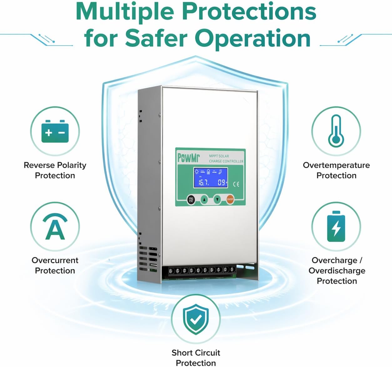 PowMr PowMr 60A 80A 100A Zonne - Pwm Charge Controller recensie en prijs