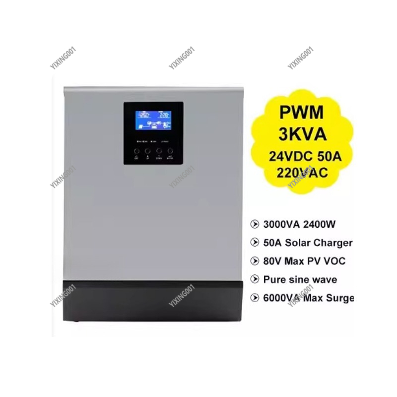 3KVA/2400W 24V Solar-omvormer  - Pwm Charge Controller recensie en prijs