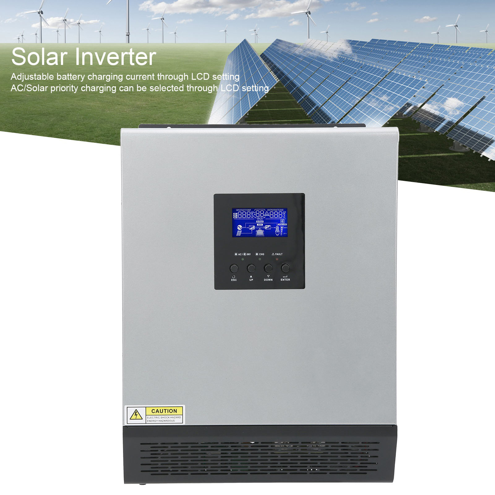 3KVA Hybride Solar Inverter 24 - Pwm Charge Controller recensie en prijs
